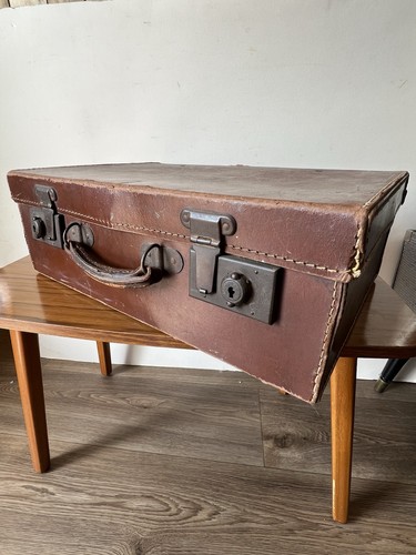 Vintage small brown initialled