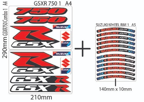 Suzuki gsxr 750 logos wheel - gsxr, &