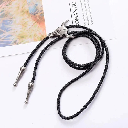New black bolo - tie, alloy