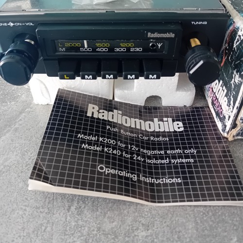 Radio mobile k200 classic car - radio,