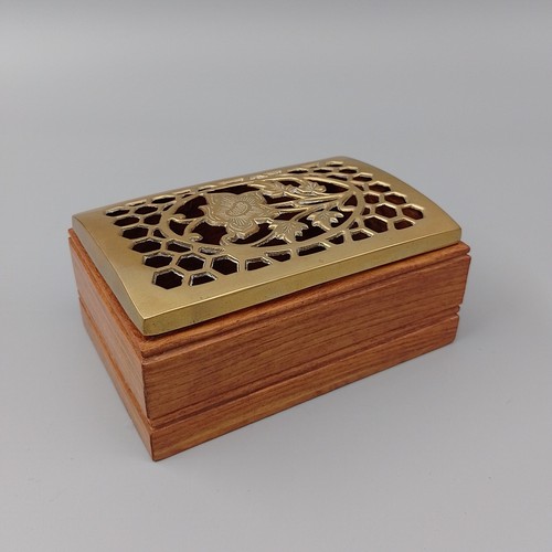 Vintage wooden jewellery - wooden, box
