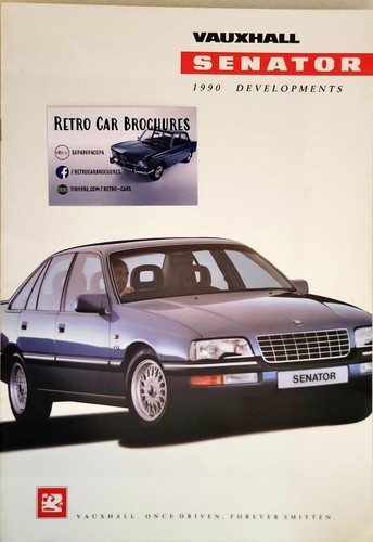 Vauxhall senator brochure 1990 - vauxhall,