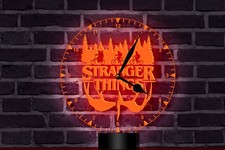 Stranger Things LED neon Clock