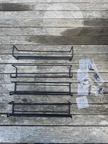 Spice rack shelf 4 black - rack,
