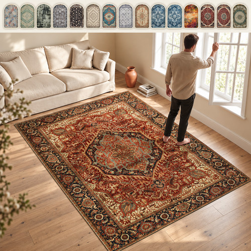 Traditional area rug large - traditional,