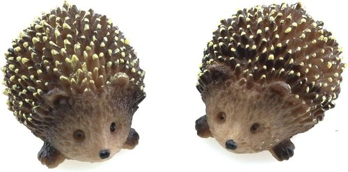 2pcs mini hedgehog resin - 2pcs,