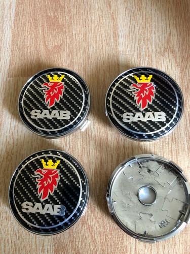 Saab alloy wheel hub centre - saab,