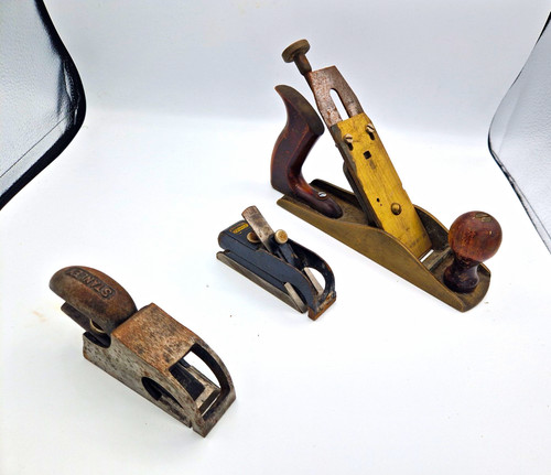 Vintage wood planes job lot - planes,