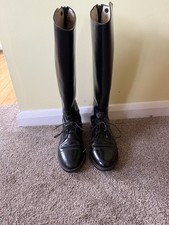 Regent Riding Boots Size 7 Style R692SW Black Leather