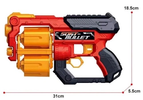 Soft dart bullet blaster - soft,