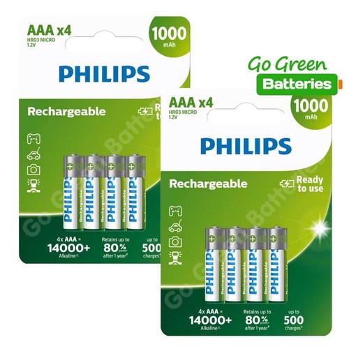 Philips aaa 1000 mah - 8,