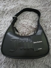 Juicy Couture Black Shoulder Bag Wuth Chain Detail BNWT