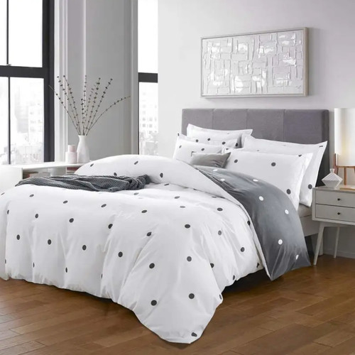 3pcs polka dot - printed, duvet