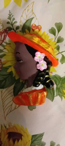 Art deco style lady - art,