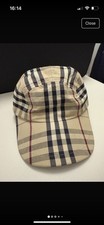 Vintage Burberry London Nova Check Hat Cap 