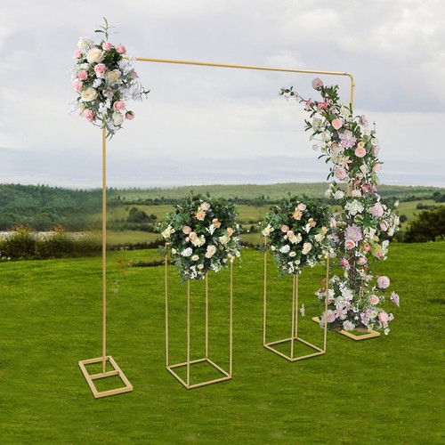 Gold balloon stand with - balloon,