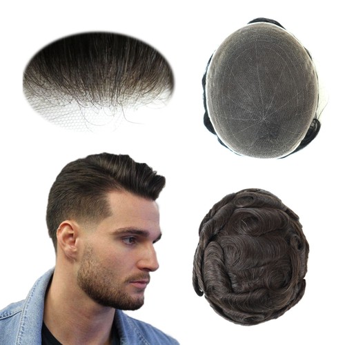 Mens hair toupee human - hair,