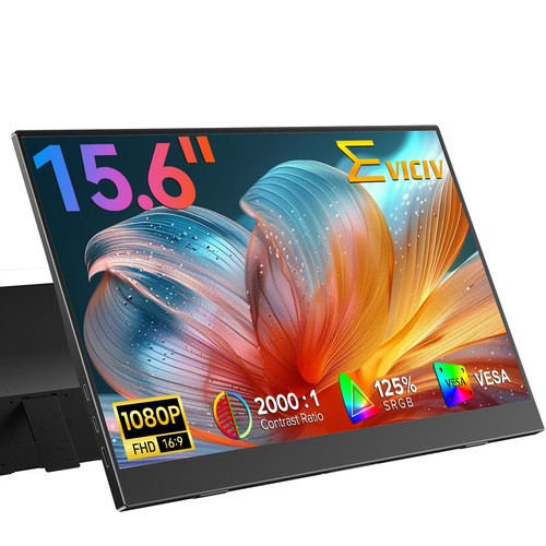 1080p monitor portable - monitor, 15.6"