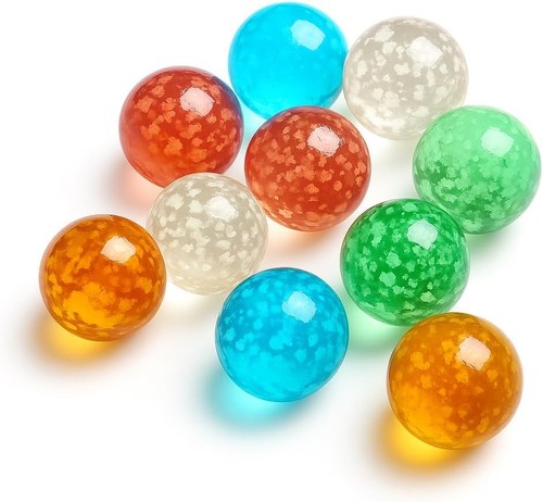 10pcs large glass marbles - 10pcs,