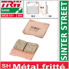 Rear brake pads sinter TRW