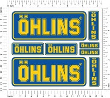 Ohlins Fork Shock Stickers Set