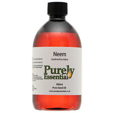 Neem Seed Oil Pure Natural Oil Fungal Toe Nails 10ml 50ml 100ml 500ml V.Pungent!