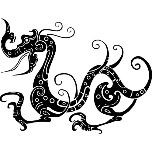 Mythical dragon unmounted - 'mythical,