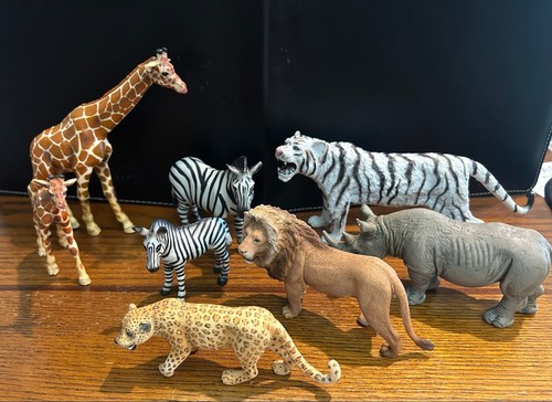 Hand painted animal figurines - hand-painted,