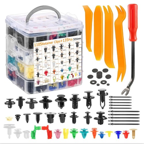 1240pcs car body trim clips - body,
