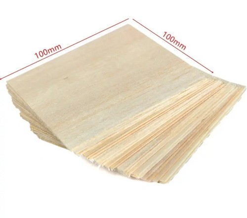 Balsa wood sheets square - sheets, 5