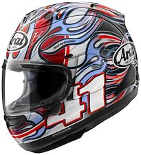 Arai RX-7 Evo Haga Wsbk - Replica Motorcycle Helmet (Red/Blue/White/Black) Size: XL (61
