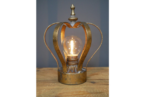 Gold crown light battery - crown, light,