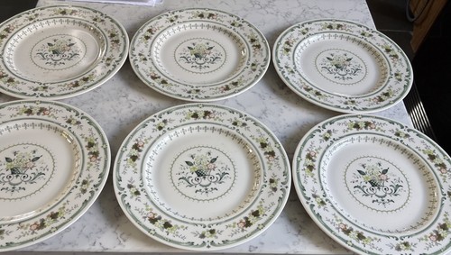 Six royal doulton provençal - six,