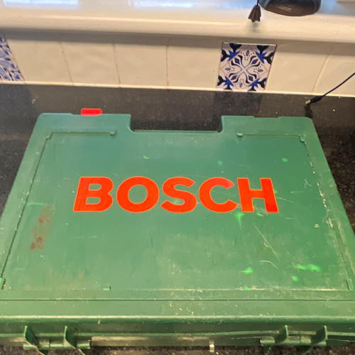 Bosch green red plastic tool - bosch,
