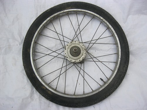 Front moped wheel - front, wheel,