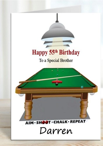 Personalised birthday card - personalised,
