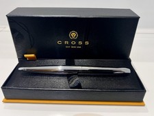 Cross ATX Pure Chrome Silver Trim Ballpoint Pen - With Luxury Gift Box