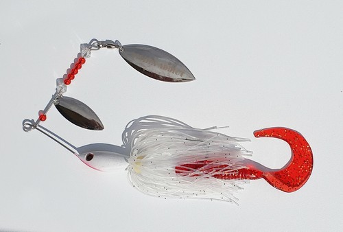 Spinner spinbait red grub - spinbait,