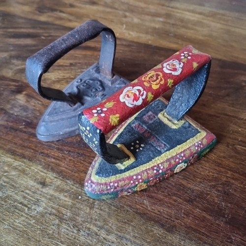 Cast iron flat irons - flat, vintage