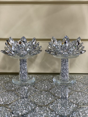 Romany silver crystal - 2x,