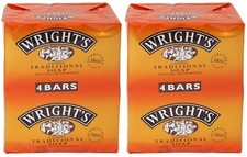 8x 100g Bars Wrights Coal Tar