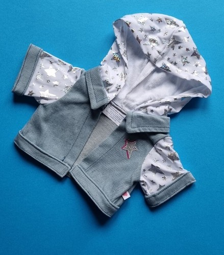 Hoodie build bear denim star - bear,