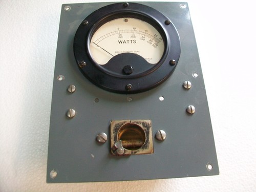Bird wattmeter assembly with - wattmeter,