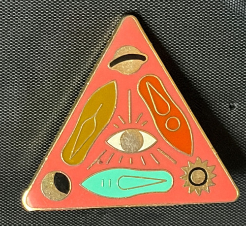 Abstract enamel pin - pin, badge