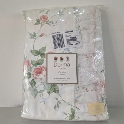 Dorma charlotte curtains white - charlotte,