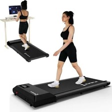 Deerrun 300 Ibs Weight Capacity 2.5 HP 2 in 1 Portable Treadmill Home Exercise