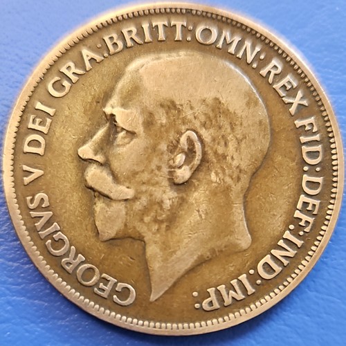Rare 1916 george one penny - ,