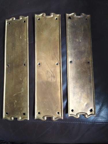 Edwardian art nouveau brass