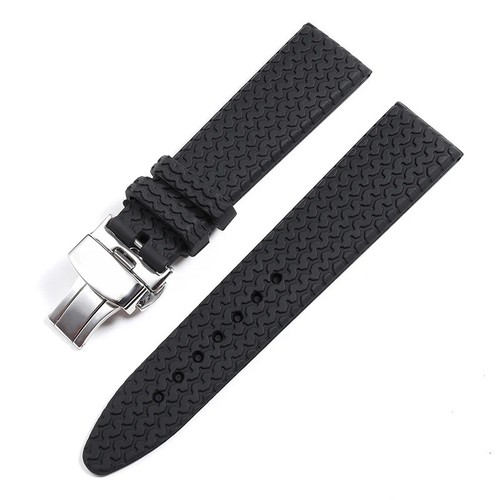 21mm silicone rubber watch - silicone/rubber,