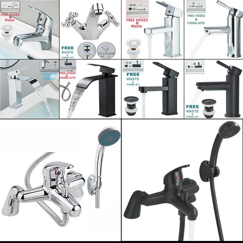 Waterfall bathroom taps basin - bathroom,